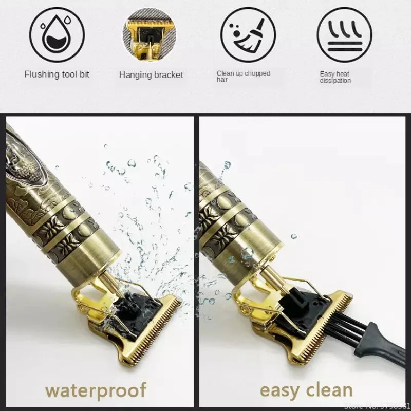 Máquina De Cortar Cabelo e Barba Elétrico Profissional